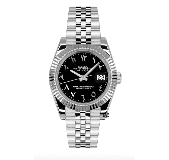 Datejust Noir Arabic